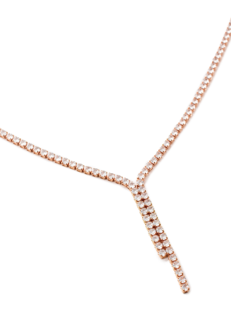 Abrazi Jet Necklace Rose ()