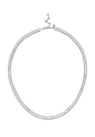 Abrazi Baguette Necklace Silver ()