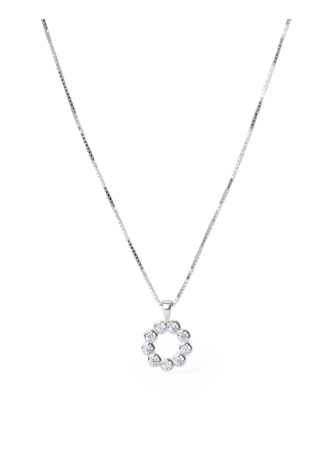 Abrazi Callie Necklace Silver 42cm ()