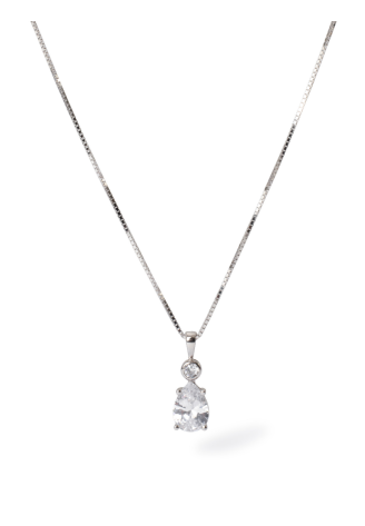 Abrazi Soraya Necklace Silver 42cm