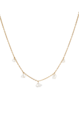 Abrazi Herkimer Necklace Gold ()