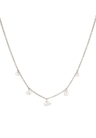 Abrazi Herkimer Necklace Silver ()