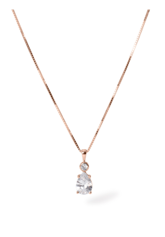 Abrazi Soraya Necklace Rose 42cm ()