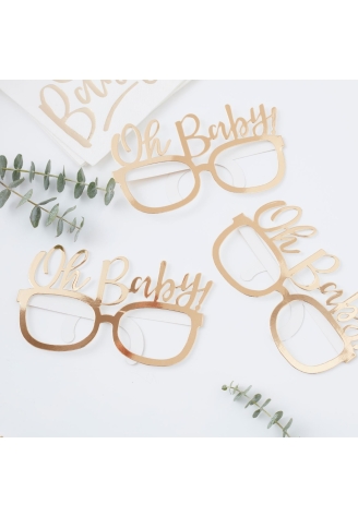 Ginger Ray OB-123 Oh Baby Fun Glasses