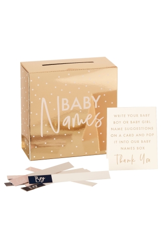 Ginger Ray GR-131 Gender Reveal Baby Names Box