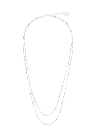 Poirier JS-003 Jewellery Set Inez Silver
