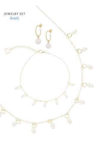 Poirier JS-004 Jewellery Set Anaïs Gold