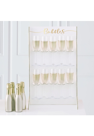 Ginger Ray GO-180 Gold Wedding Prosecco Wall ()