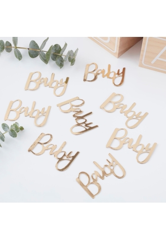 Ginger Ray OB-106 Oh Baby Table Confetti ()