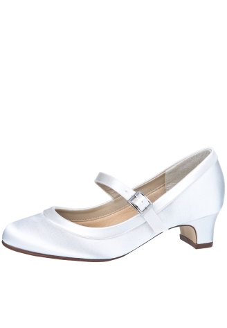 Rainbow Club Maisie White Communion Shoes ()