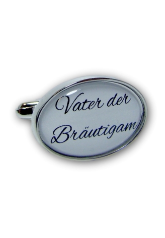 Manschettenknöpfe Vater der Bräutigam Silber ()