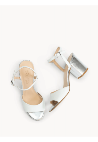 Content Aurora Wedding Shoes White Silver