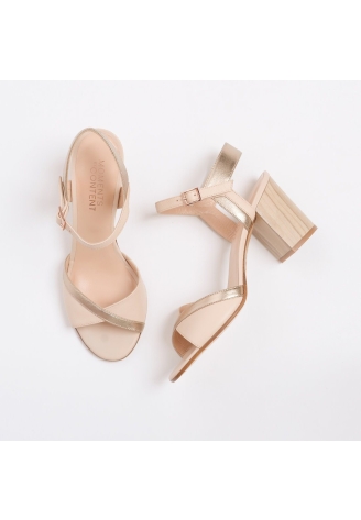 Content Luna Wedding Shoes Blush Bronze