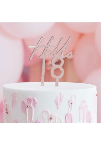 Ginger Ray 'Hello 18' Cake Topper ()