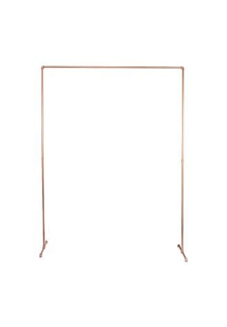 Ginger Ray BR-349 Botanical Wedding Rose Gold Frame Backdrop