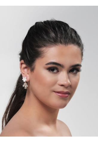 Poirier NC-1345 Earrings Rosa/Gold ()