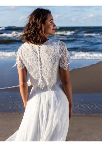 Novias Elise Lace Bolero