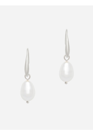 Abrazi Julie Pearl Earrings Silver