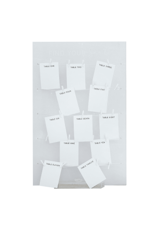 Ginger Ray PAMA-109 Acrylic Wedding Table Plan Kit