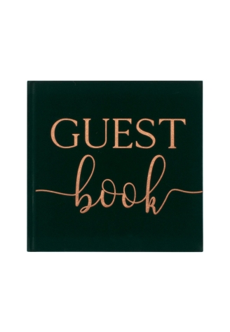 Ginger Ray BR-312 Botanical Wedding Velvet Guestbook