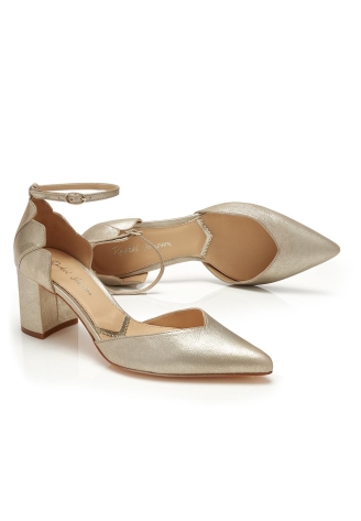 Rachel Simpson Remi Wedding Shoes Gold