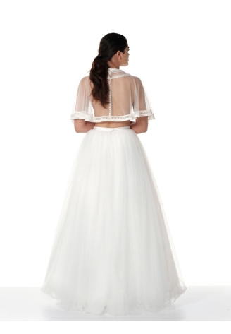 Poirier S325-250 Skirt Ivory
