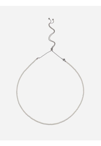 Abrazi Jorja Pearl Necklace Silver ()