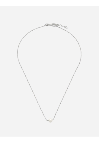 Abrazi Jess Pearl Necklace Silver ()