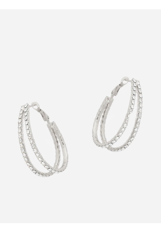 Abrazi Marilyn Earrings Silver-M ()