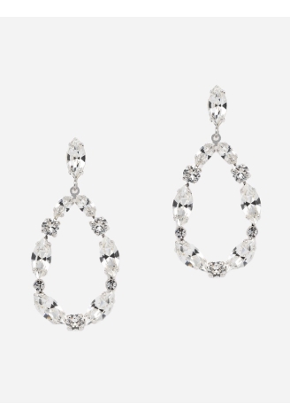 Abrazi Jane Swarovski Earrings Silver ()