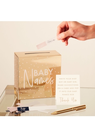 Ginger Ray GR-131 Gender Reveal Baby Names Box ()