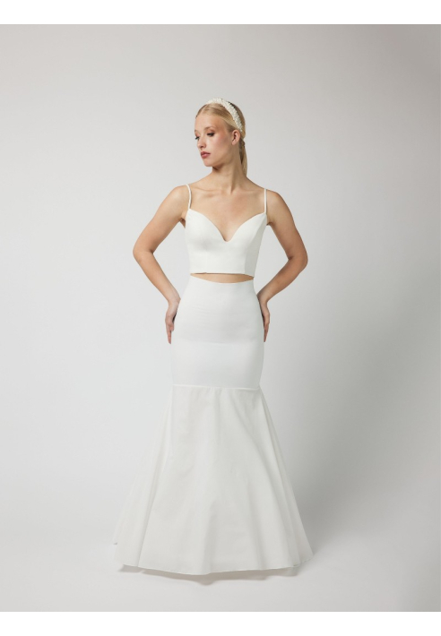Poirier PC30-200J Fishtail Petticoat 200 cm Ivory ()