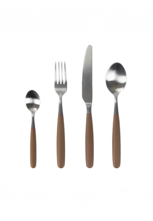 Pomax RENOIR - Cutlery set 16-piece 18/10 - Stainless steel - Brown ()