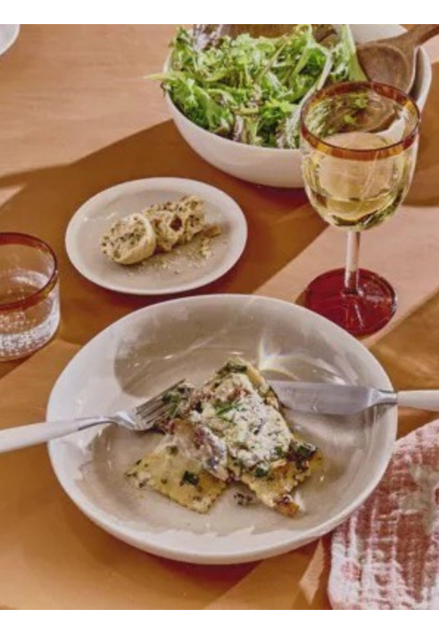 Pomax RENOIR - Cutlery set 16-piece 18/10 - Stainless steel - White