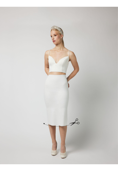 PC76-150J A-Line ultra light petticoat - Ivory