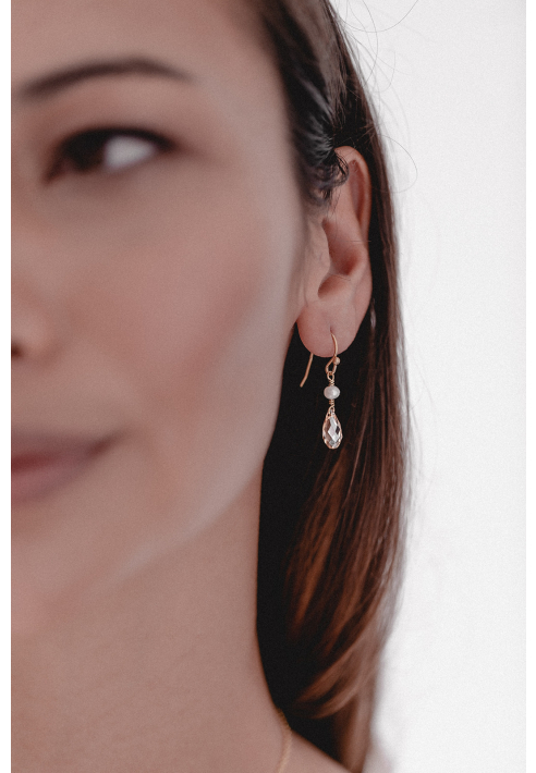 Juvelan Golden Wedding Earrings