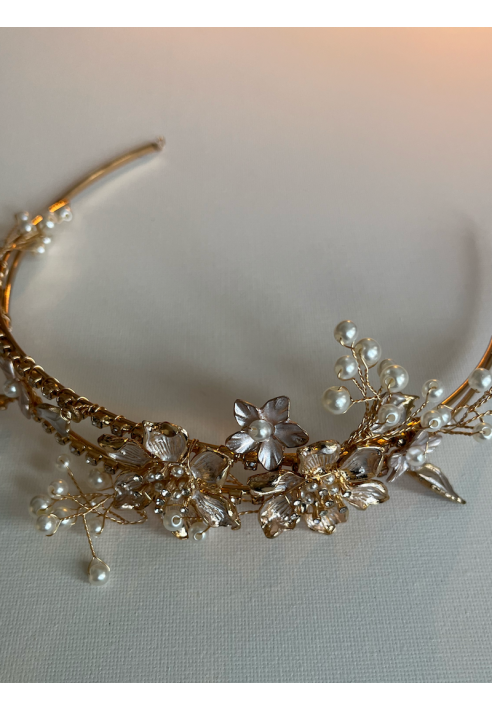 Sally Jane Bridal Hestia Tiara Rose
