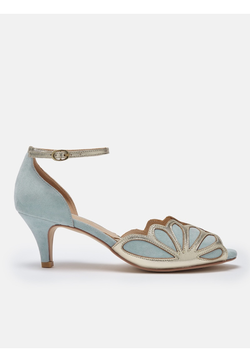 Rachel Simpson Isadora Bridal Shoes Light Blue ()