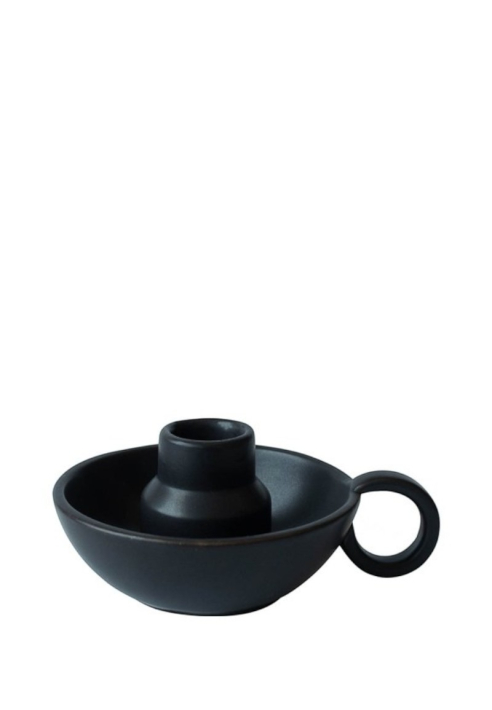 Leeff 18176 Candle Holder Chris Black ()