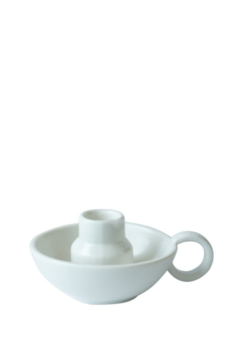 Leeff 18177 Candle Holder Chris White ()