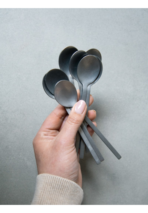 Leeff 18468 Spoons Charlot, set of 4 Silver