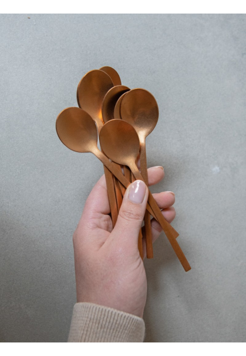 Leeff 18474 Spoons Charlot, set of 4 Rose Gold