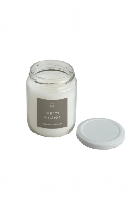 Leeff 18617 Jar Candle L - Warm wishes White ()