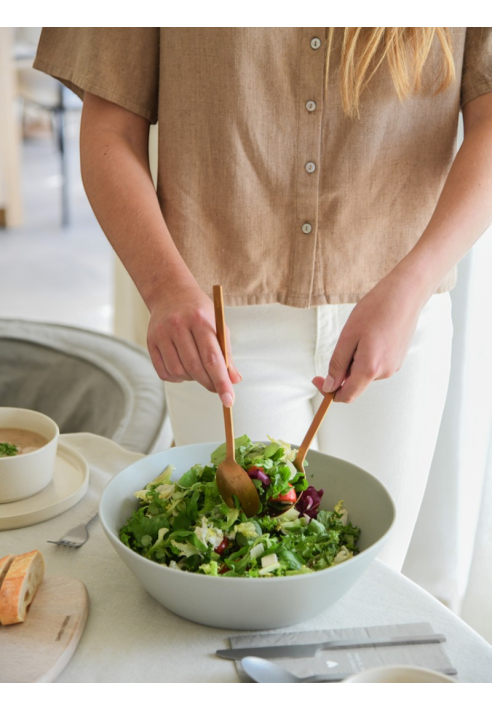 Leeff 18696 Salad Server Charlot Rose Gold
