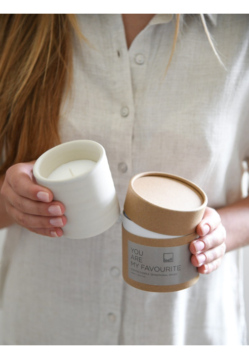 Leeff 18732 Scented Candle Sensational Spices - You are my favourite Natural