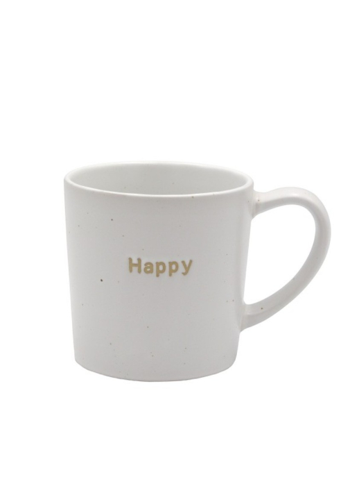 Leeff 18780 Mug Morris - Happy White ()