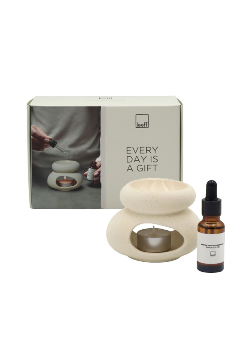 Leeff Fabulous Fig Ceramic Aroma Diffuser, Every Day Is a Gift
