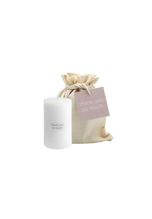 Leeff Pillar Candle Gift Bag - Thank You So Much ()