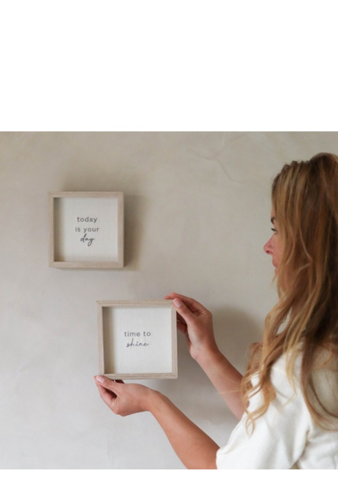 Leeff Dion Linen Photo Frame - Time to Shine ()