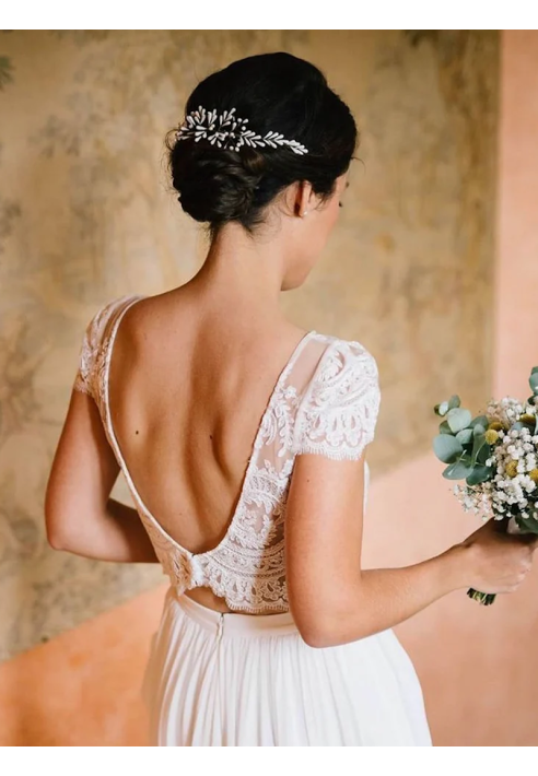 Lizeron Calvi Hair Comb White ()